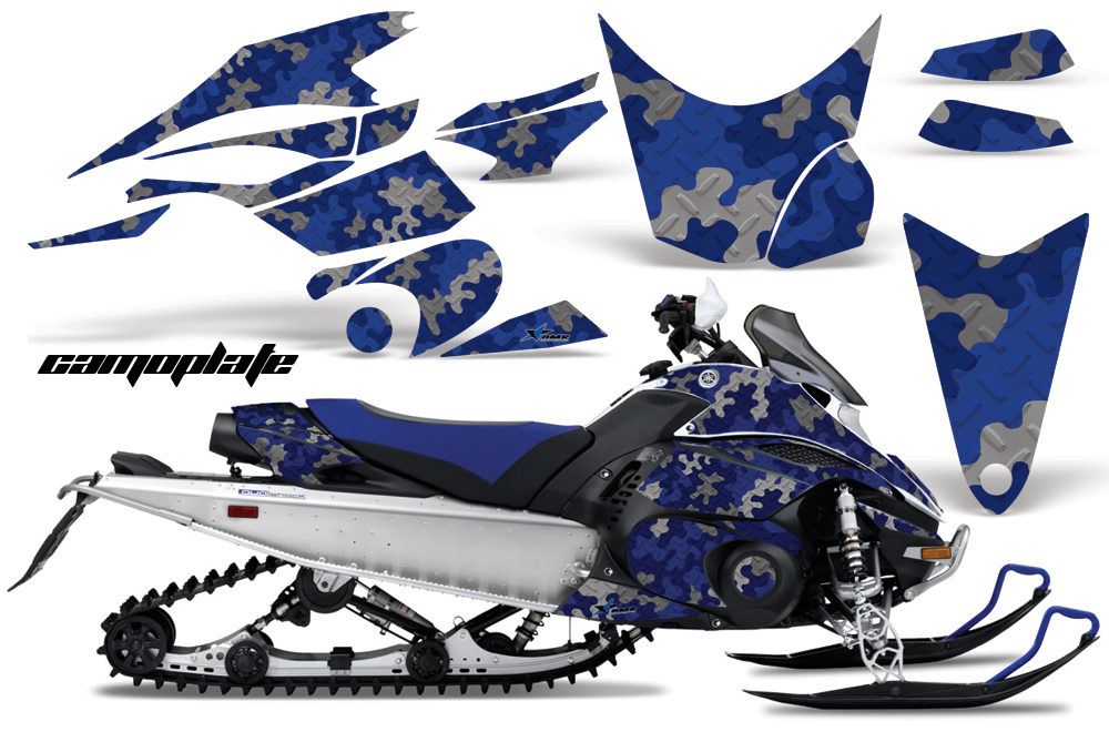 Yamaha FX Nytro Graphics Kit CAMOPLATE BLUE